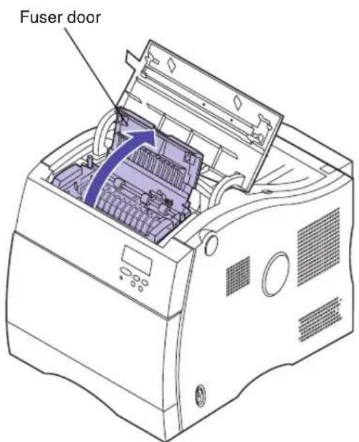 LEXMARK Optra C710 - To install the fuser: - 1