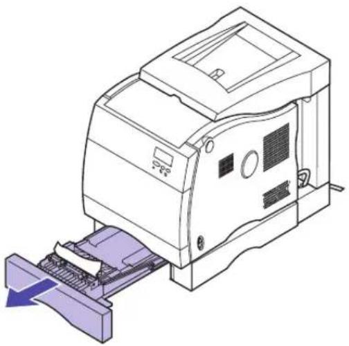 LEXMARK Optra C710 - paper jam - 9