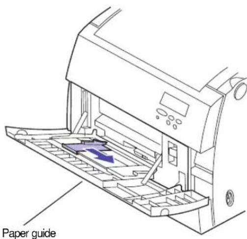 LEXMARK Optra C710 - Using the multipurpose feeder - 4