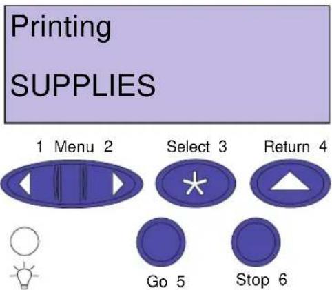 LEXMARK Optra C710 - When to replace supplies - 1