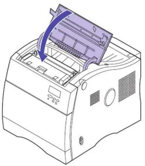 LEXMARK Optra C710 - Lift coating roll from fuser. - 3