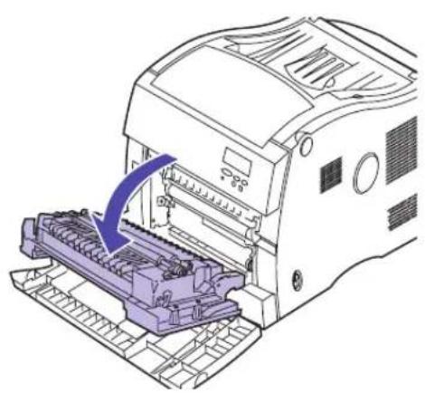 LEXMARK Optra C710 - To replace the transfer belt: - 1