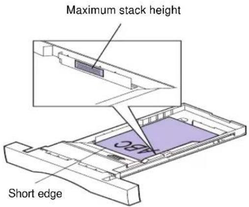 LEXMARK Optra C710 - Loading paper in the trays - 4
