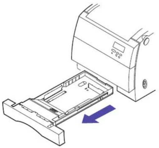 LEXMARK Optra C710 - Loading paper in the trays - 1