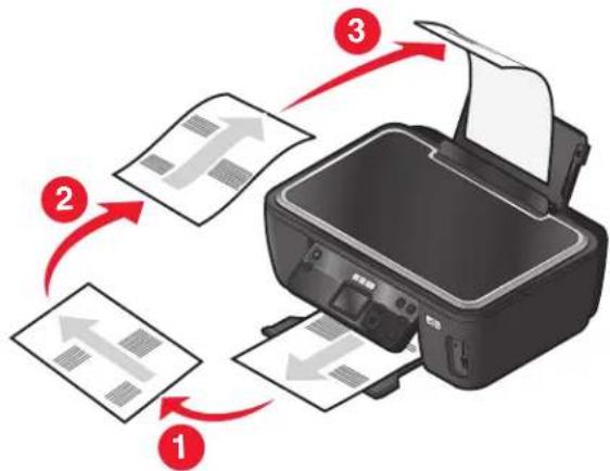 LEXMARK Intuition S500 - Manuelles Erstellen einer beidseitigen Kopie - 1