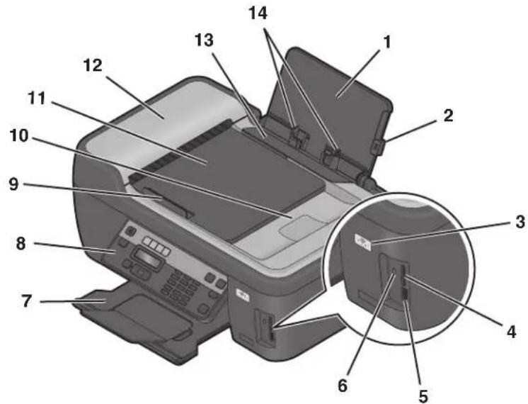 LEXMARK Interpret S400 Series - Anzeigen von Informationen zum Drucker - 3