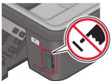 LEXMARK Interpret S400 Series - Verwenden einer Speicherkarte oder eines Flash-Laufwerks mit dem Drucker - 2