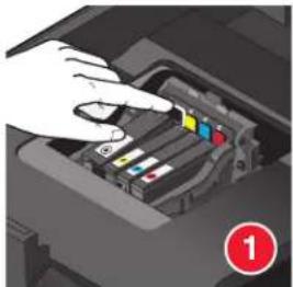 LEXMARK Interact S608 - Auswechseln von Tintenpatronen - 2