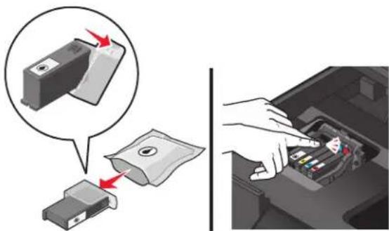LEXMARK Interact S608 - Auswechseln von Tintenpatronen - 3