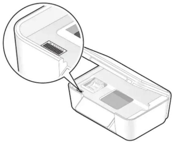 LEXMARK Interact S608 - Wie finde ich die MAC-Adresse? - 1