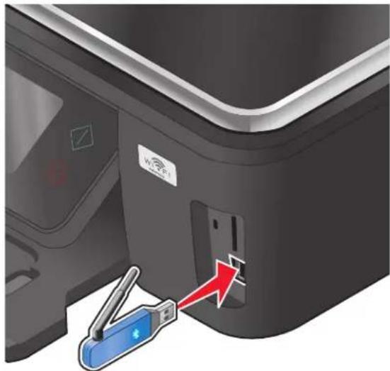 LEXMARK Interact S602 - Einrichten einer Verbindung zwischen dem Drucker und einem Bluetooth-fähigen Gerät - 1