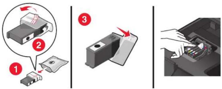 LEXMARK Impact S308 - Auswechseln von Tintenpatronen - 3