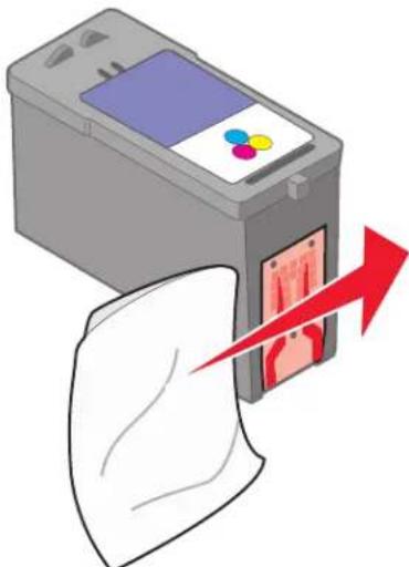 LEXMARK X3690 - Reinigen der Patronendüsen und -kontakte - 2