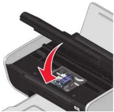 LEXMARK X3690 - Einsetzen der Tintenpatronen - 4