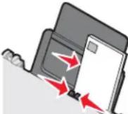 LEXMARK X2450 - Einlegen unterschiedlicher Papiersorten - 2