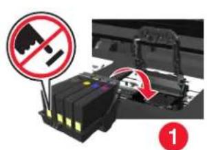 LEXMARK S410 - Entnehmen und Wiedereinsetzen des Druckkopfs - 4