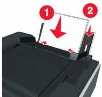 LEXMARK S410 - Einlegen von Papier - 3
