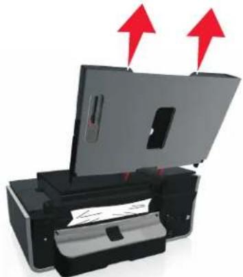 LEXMARK S410 - Papierstau an der Papierstütze - 1