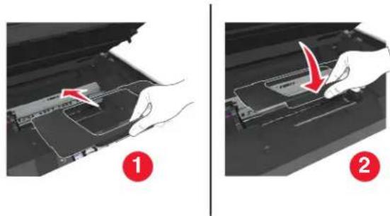 LEXMARK S410 - Überprüfen des Papierstaubereichs - 4