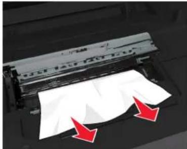 LEXMARK S410 - Überprüfen des Papierstaubereichs - 3