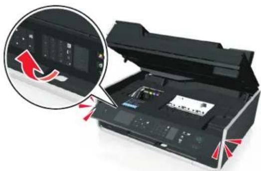 LEXMARK S410 - Auswechseln der Sprachschablone - 5