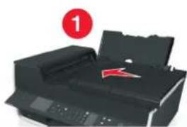 LEXMARK S410 - Überprüfen des Bereichs unterhalb des ADZ-Fachs - 3