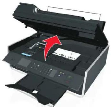 LEXMARK S410 - Überprüfen des Papierstaubereichs - 1
