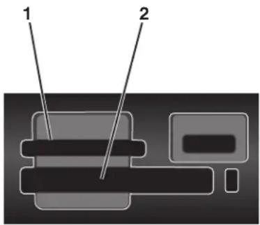 LEXMARK X3600 - Setzen Sie eine Speicherkarte ein. - 1