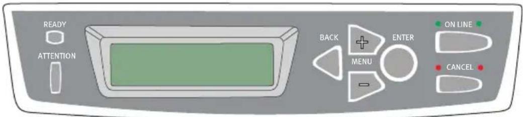 OKI C5540 MFP - ANZEIGESPRACHE WECHSELN - 1