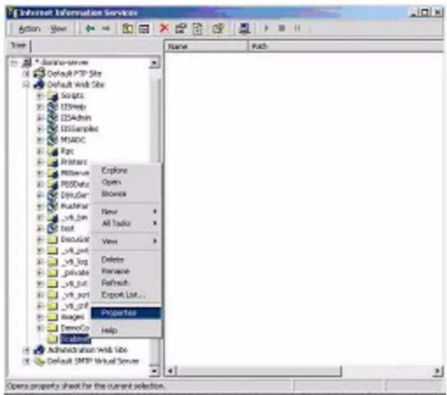 OKI C5540 MFP - Einstellen des anonymen IIS-Zugriffs: - 1
