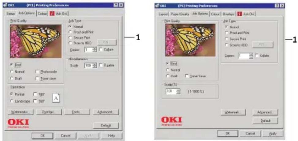 OKI C5540 MFP - DAS ZU DRUCKENDE DOKUMENT ÜBERTRAGEN - 1