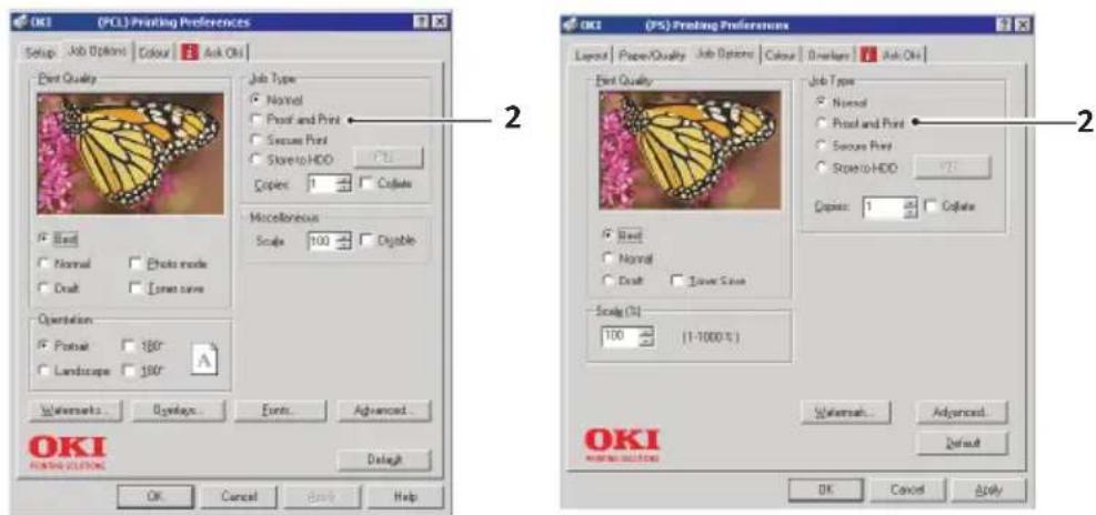 OKI C5540 MFP - DAS ZU DRUCKENDE DOKUMENT ÜBERTRAGEN - 1