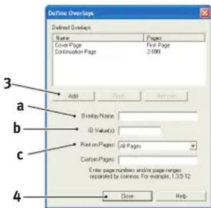 OKI C5450 - OVERLAYS DEFINIEREN - 2
