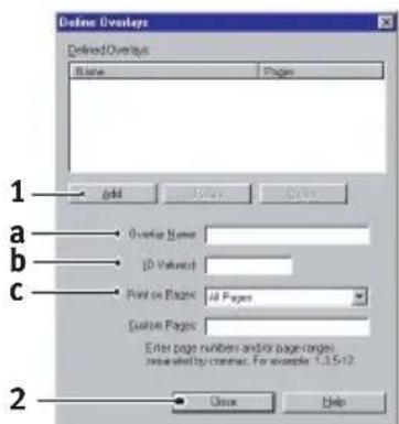 OKI C5400 - Step 3: Defining overlays - 2