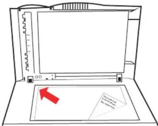 OKI C3520 MFP - DOKUMENTE AUF DAS GLAS LEGEN - 1
