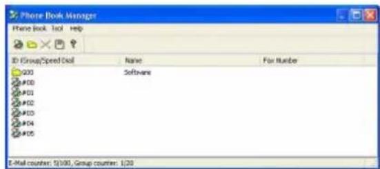 OKI C3520 MFP - Phone Book Manager (Telefonbuchmanager) (nur C3530MFP): - 1