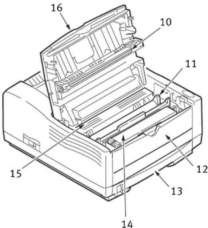 OKI B4300 - PRINTER COMPONENTS - 2