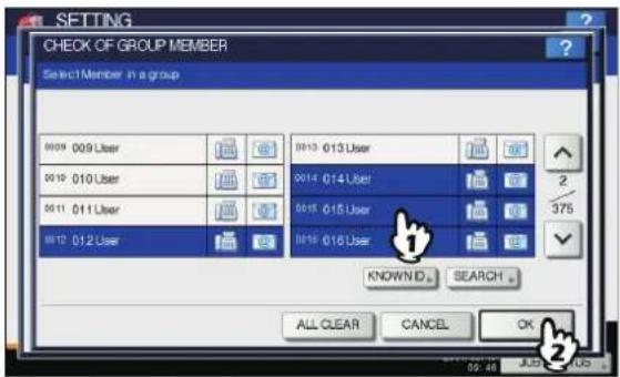 OKI MPS4242 - Geben Sie die ID Nummer mit den Zifferntasten ein und drücken Sie [OK]. - 2