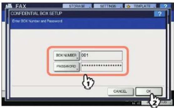 OKI MPS4242 - ■ Vertrauliche oder öffentliche Mailbox erstellen - 3