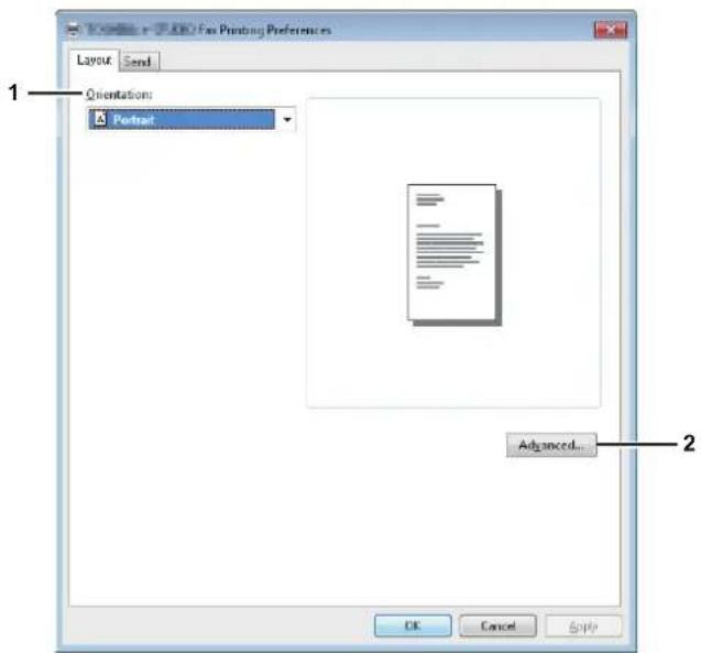 OKI MPS4242 - Einstellungen im [Layout] Register - 1