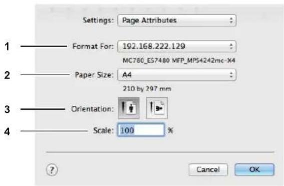 OKI MPS4242 - ■ Seitenattribute - 1
