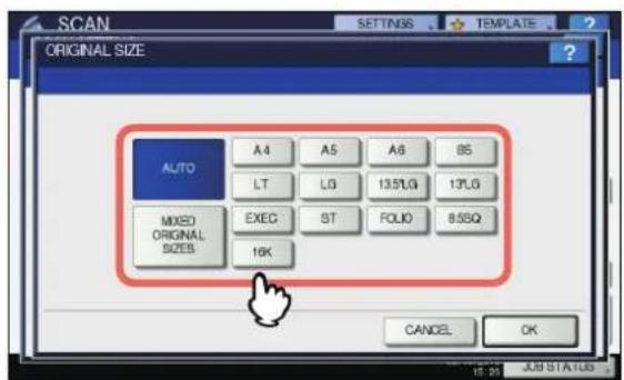 OKI MPS4242 - Originalformat definieren - 2