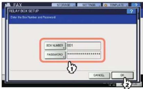 OKI MPS4242 - ■ Relais-Mailbox erstellen/ändern - 2