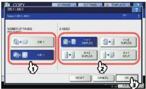OKI MPS4242 - 2IN1 / 4IN1 Einstellung - 1