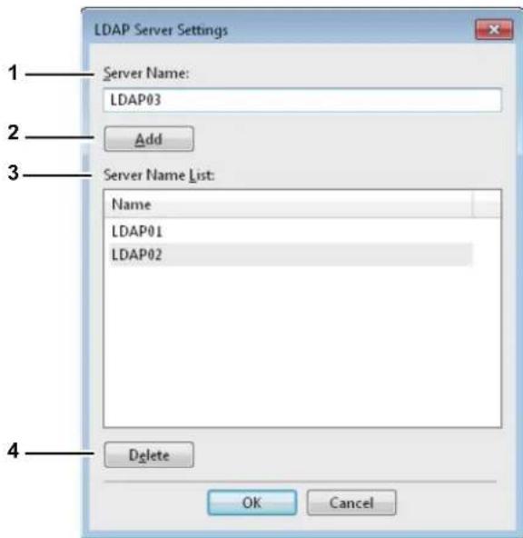 OKI MPS4242 - LDAP Server Einstellungen - 1