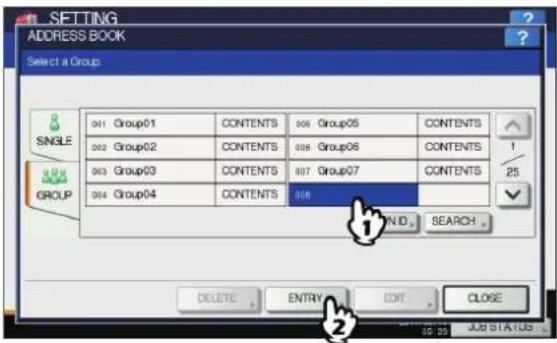 OKI MPS4242 - Gruppen erstellen - 1