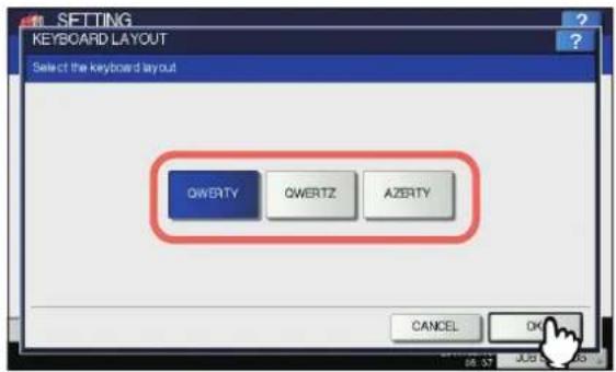OKI MPS4242 - Tastaturlayout ändern - 1