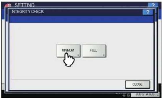 OKI MPS4242 - Drücken Sie [MINIMUM] oder [VOLL(FULL)]. - 1