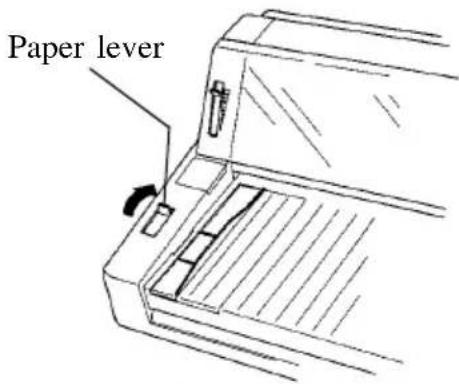 OKI ML390 - Loading Continuous Paper - 2