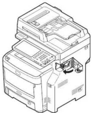 OKI MC770 - Verwenden des Offline-Hefters - 3
